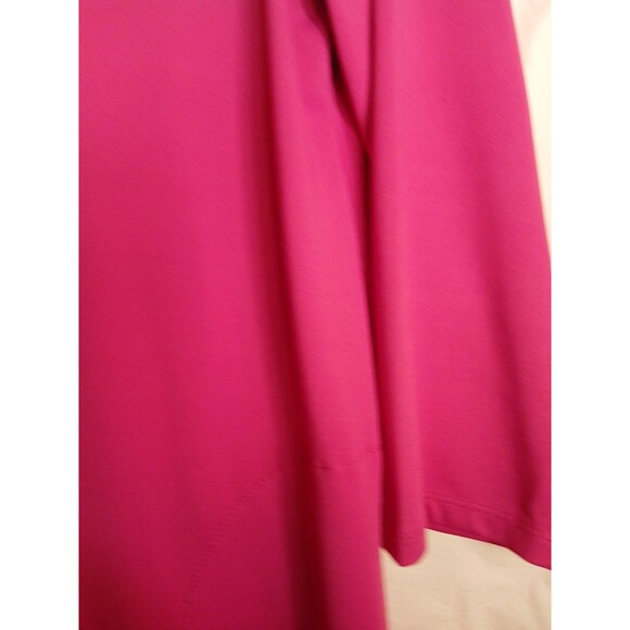 Cuddl Duds Pink Nitegown Oversized T-shirt XS Front Lace-up Detail Pockets - Picture 5 of 16